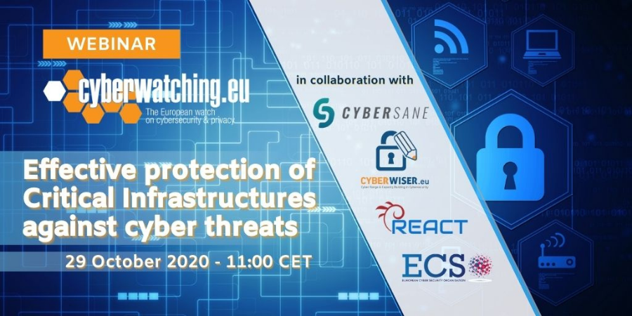 Cyberwatching.eu Webinar on Critica Infrastructures